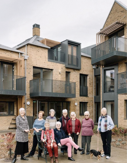 The all-female inhabitants New Ground in New Barnet